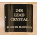Rogaska 24% Lead Crystal Wine Bottle Coaster Avenue Champagne Holder